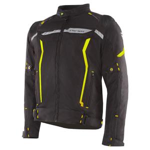 Street Racer Flex EVO schwarz-fluorgelbe Motorradjacke