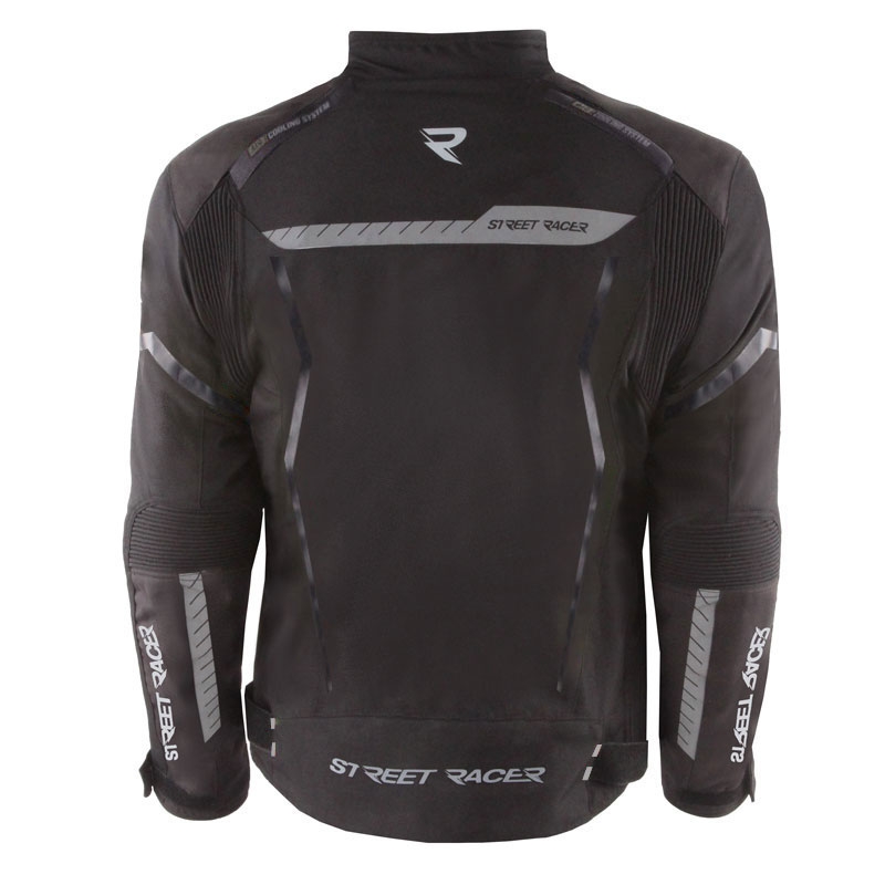 Street Racer Flex Motorradjacke schwarz