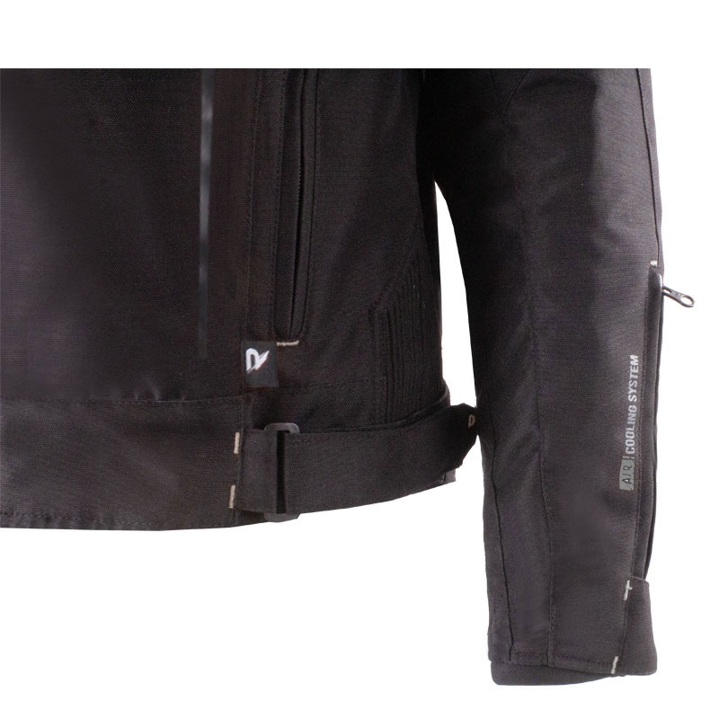 Street Racer Flex Motorradjacke schwarz