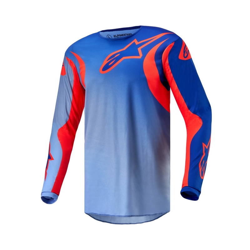 Alpinestars Fluid Lucent 2024 Motocross-Trikot blau-orange