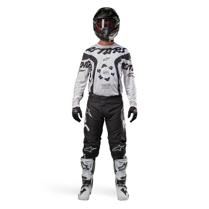 Alpinestars Racer Hana Motocrosstrikot weiß-schwarz