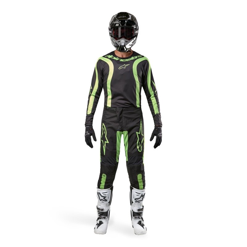Alpinestars Fluid Lurv Motocrosshose schwarz-neongelb