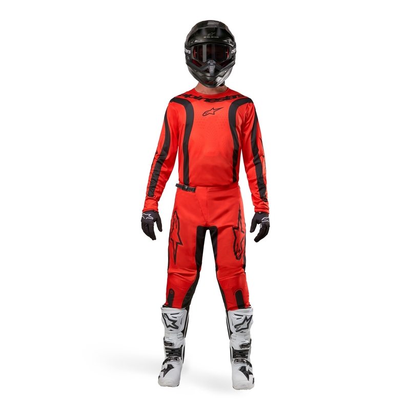 Alpinestars Fluid Lurv 2024 Motocross-Hose orange-schwarz
