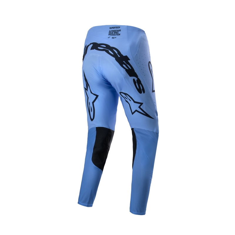 Motokrosové kalhoty Alpinestars Supertech Dade 2024 světle modro-černé