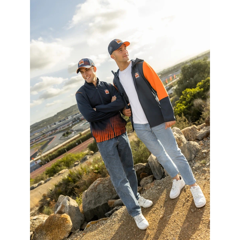 KTM Apex Softshell Jacke blau-orange Ausverkauf