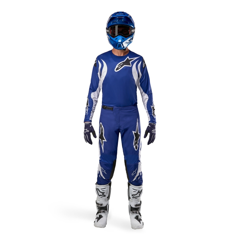 Alpinestars Fluid Lucent Motocrosshose blau-weiß-schwarz