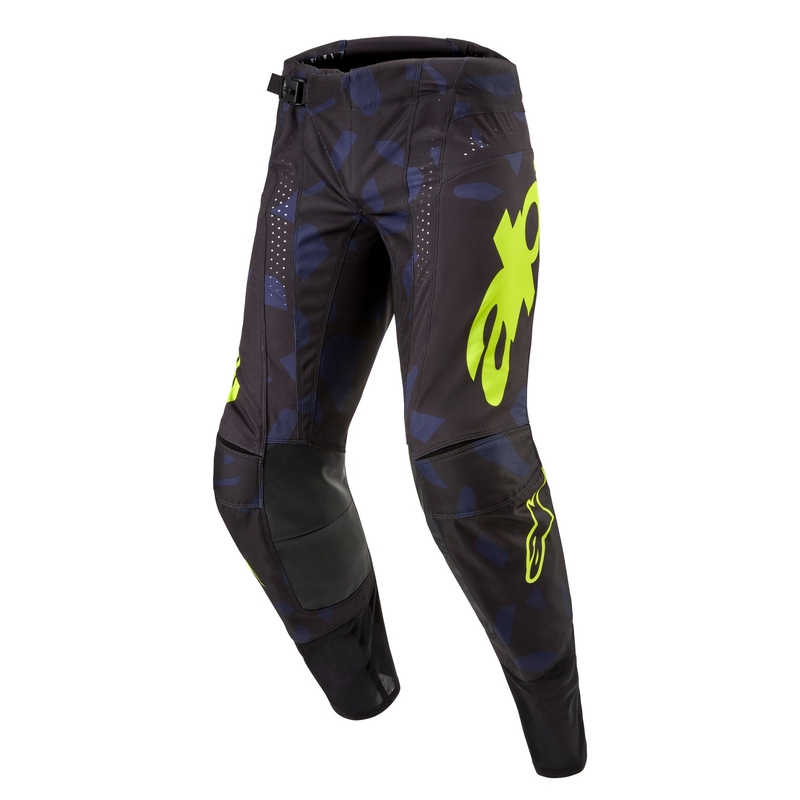 Alpinestars Techstar Rantera Motocrosshose schwarz-blau-neongelb