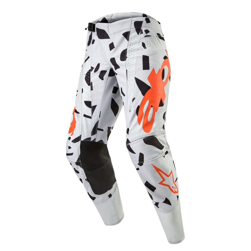 Alpinestars Techstar Rantera Motocrosshose grau-orange-schwarz