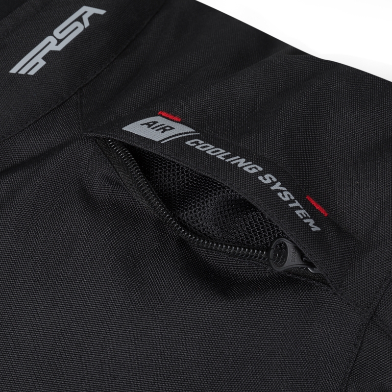 RSA Greby 2 Motorradjacke schwarz-grau-weiß