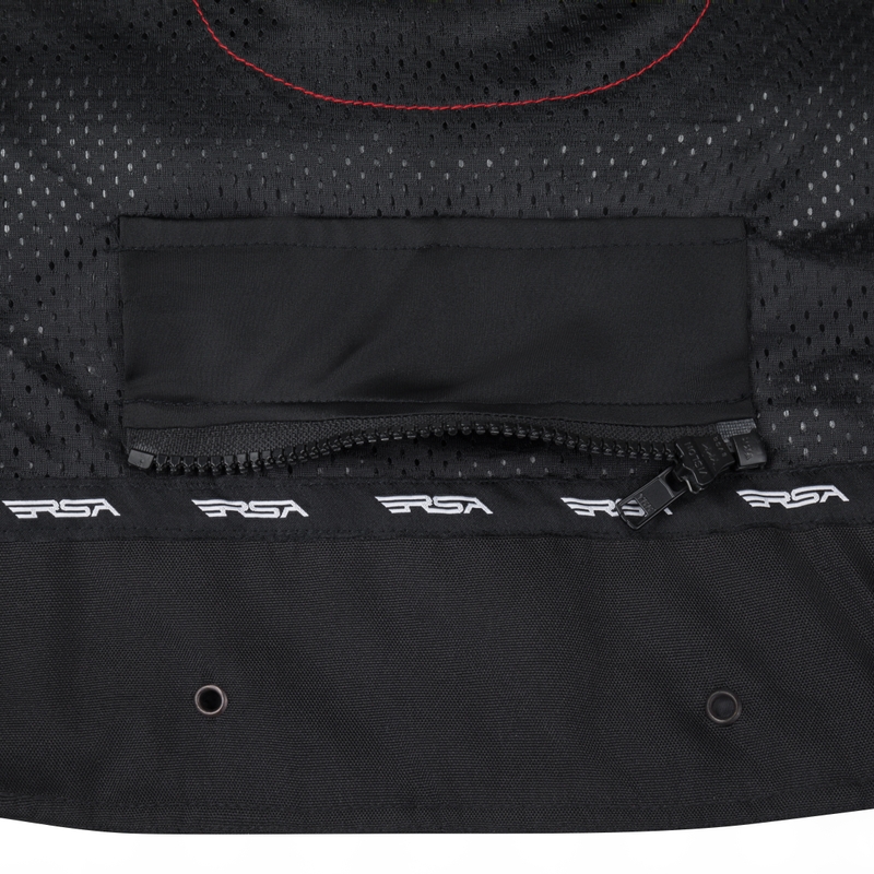 RSA Greby 2 Motorradjacke schwarz-grau-weiß