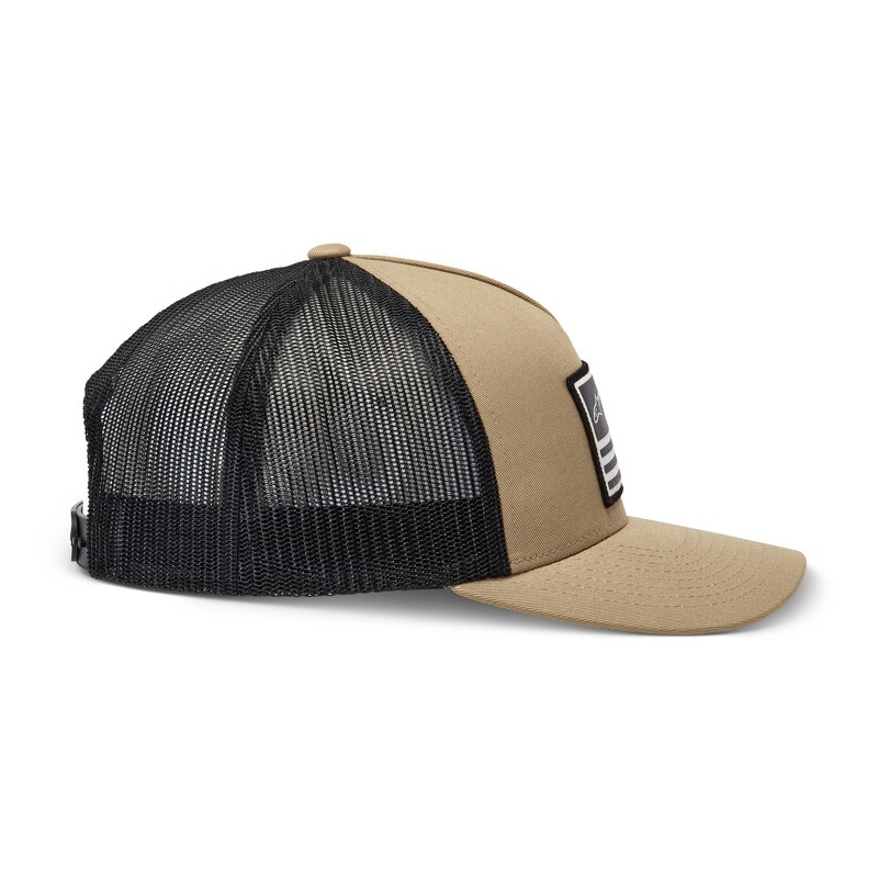 Alpinestars Flag Snap Hat sand-schwarz-weiß