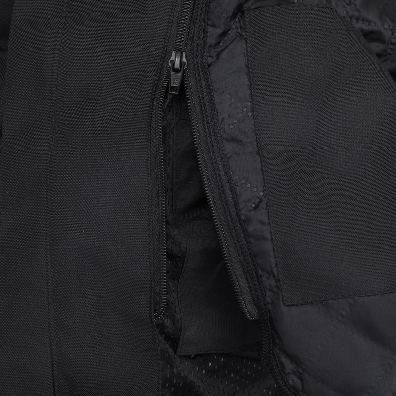 Motorradjacke RSA Rider schwarz-weiß-fluorgelb