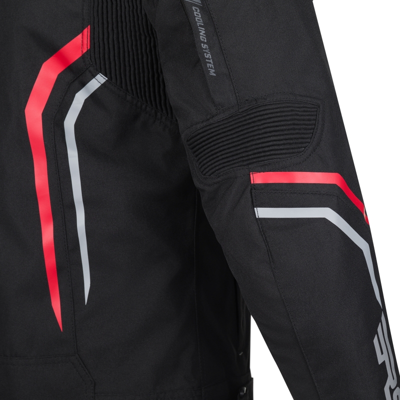 RSA Compact 2 Motorradjacke schwarz-grau-weiß