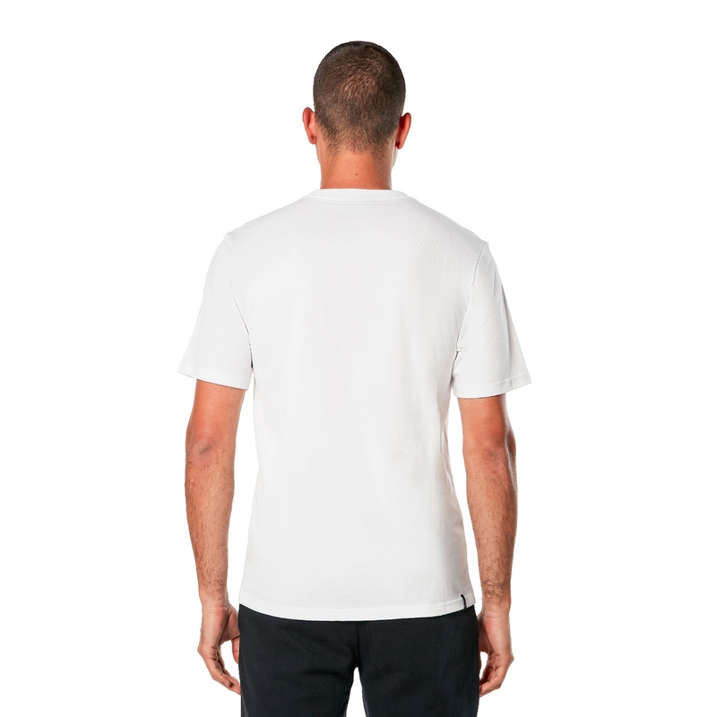 T-shirt Alpinestars MX Helm CSF weiß