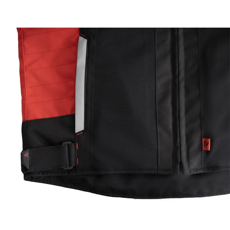 Street Racer Evans Air Motorradjacke schwarz-rot