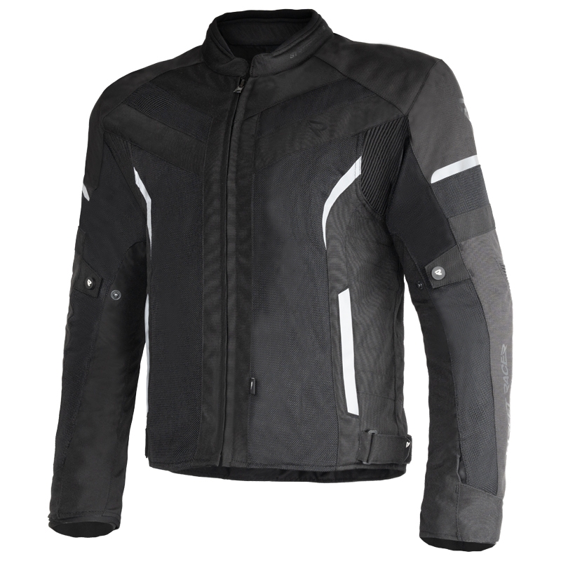 Street Racer Evans Air Motorradjacke Schwarz