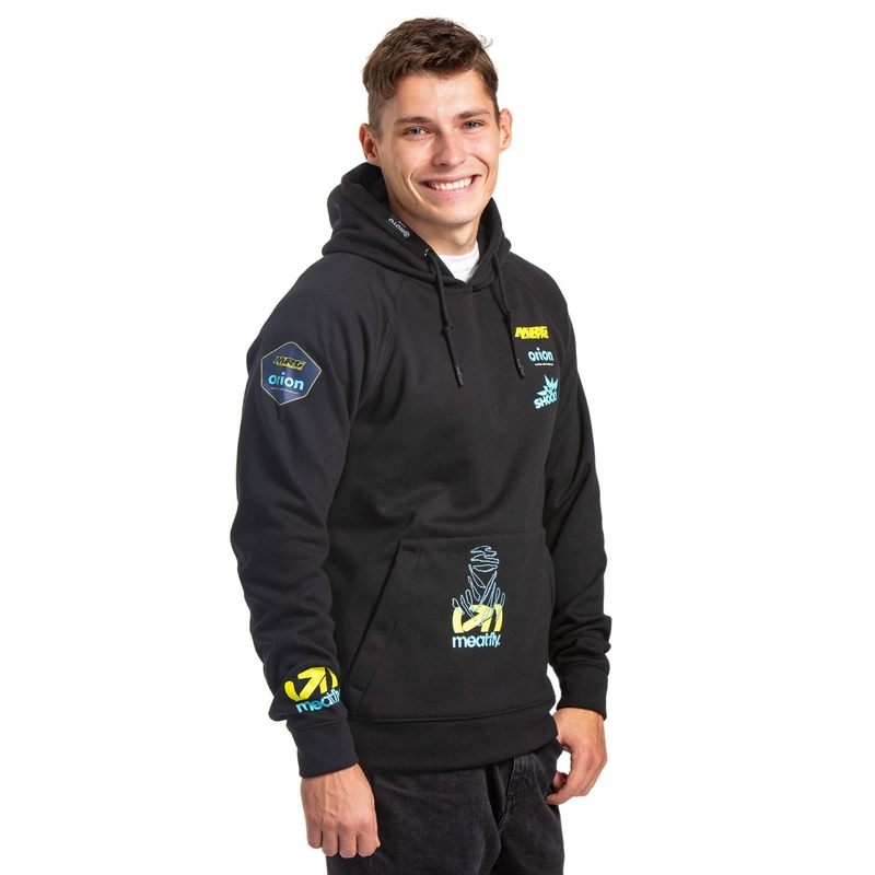 Meatfly Gravel Dakar technisches Sweatshirt schwarz