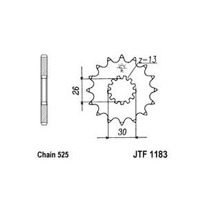 Ritzel JT JTF 1183-17 17T, 525