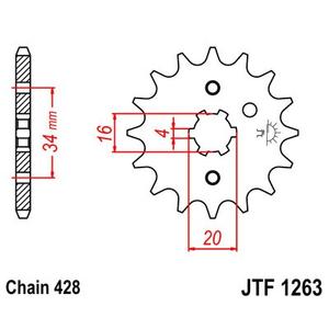 Ritzel JT JTF 1263-16 16T, 428