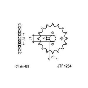 Ritzel JT JTF 1264-17 17T, 428