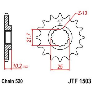 Ritzel JT JTF 1503-12 12T, 520
