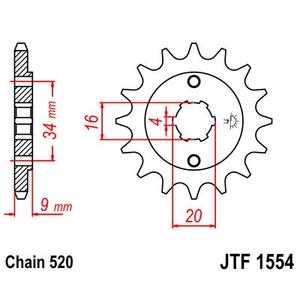 Ritzel JT JTF 1554-12 12T, 520