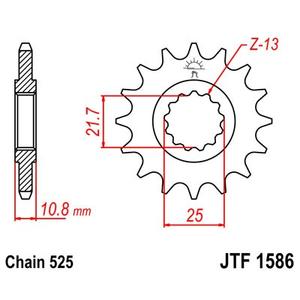 Ritzel JT JTF 1586-15 15T, 525