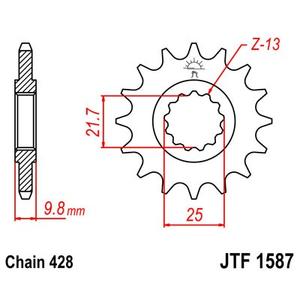 Ritzel JT JTF 1587-19 19T, 428