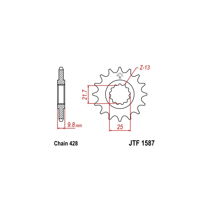 Ritzel JT 19T, 428
