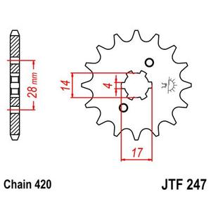 Ritzel JT JTF 247-13 13T, 420
