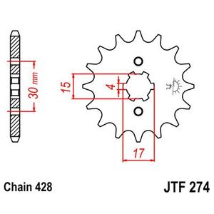 Ritzel JT JTF 274-14 14T, 428