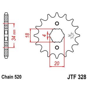 Ritzel JT JTF 328-14 14T, 520