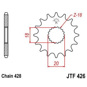 Ritzel JT JTF 426-12 12T, 428