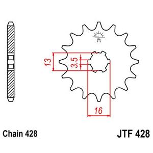 Ritzel JT JTF 428-13 13T, 428