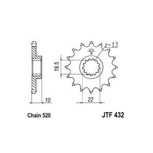 Ritzel JT JTF 432-12 12T, 520