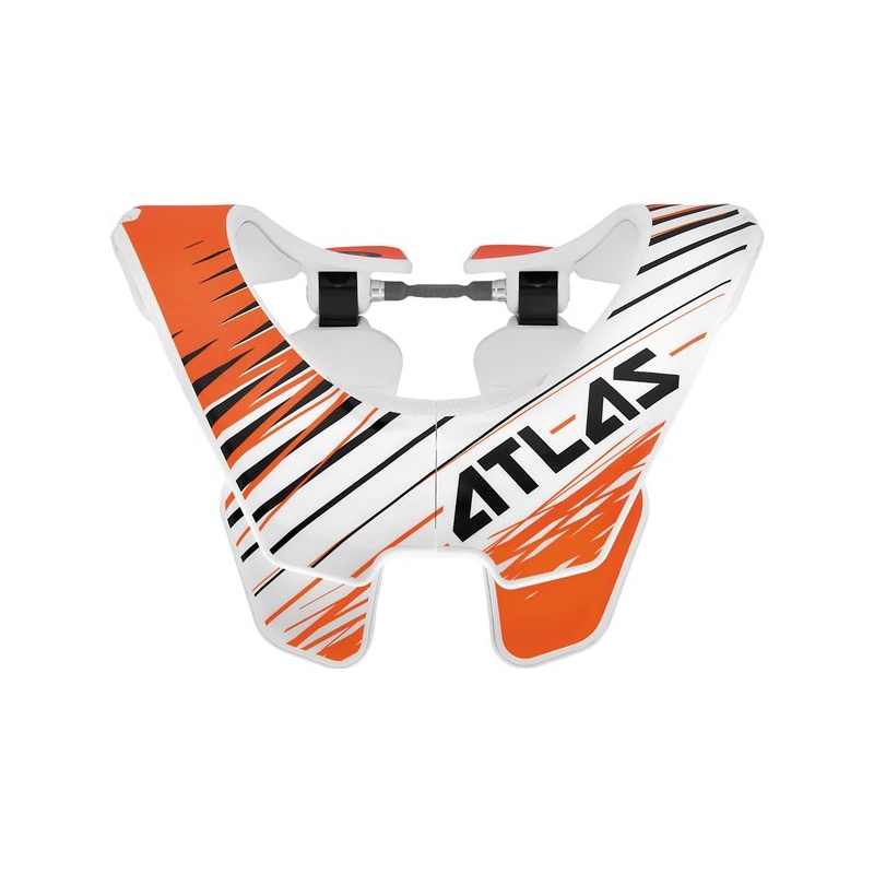 Air Twister Halswirbelsäulenprotektor, ATLAS (weiß/orange)