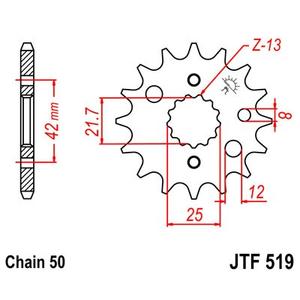 Ritzel JT JTF 519-15 15T, 530