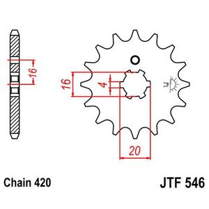 Ritzel JT JTF 546-12 12T, 420