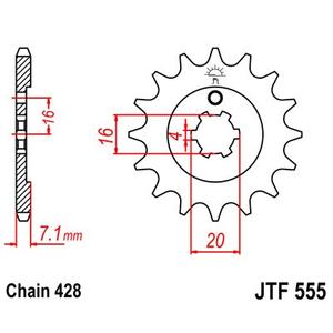 Ritzel JT JTF 555-13 13T, 428