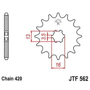 Ritzel JT JTF 562-09 9T, 420
