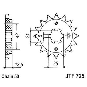 Ritzel JT JTF 725-15 15T, 530