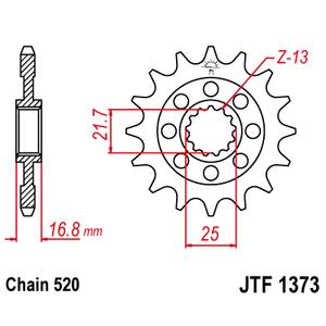 Ritzel JT JTF 1373-15 15T, 520