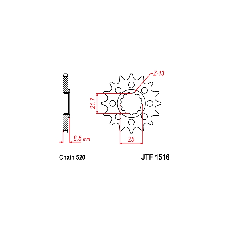Ritzel JT 16T, 520 Ausverkauf