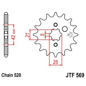 Ritzel JT JTF 569-18 18T, 520