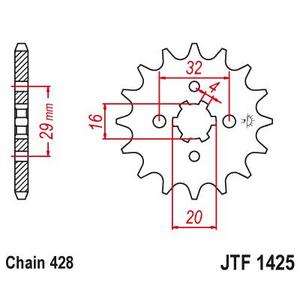 Ritzel JT JTF 1425-13 13T, 428