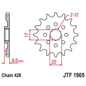 Ritzel JT JTF 1905-13 13T, 428