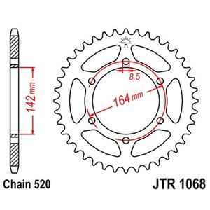 Ketten Rad JT JTR 1068-46 46T, 520