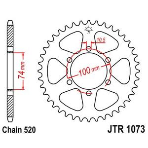 Ketten Rad JT JTR 1073-46 46T, 520
