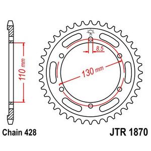 Ketten Rad JT JTR 1870-44 44T, 428