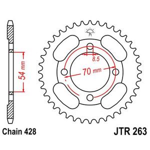 Ketten Rad JT JTR 263-34 34T, 428